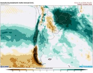 Previsi&oacute;n estacional para el trimestre agosto, septiembre y octubre a nivel mundial: anomal&iacute;as de temperatura y lluvia