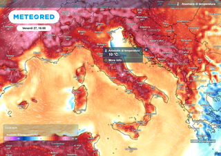 Previsioni delle temperature: l’Italia tra i paesi con le maggiori anomalie nei prossimi 10 giorni