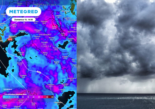 Meteo: il maltempo irrompe sull'Italia, ecco le 5 citt&agrave; dove piover&agrave; di pi&ugrave; oggi