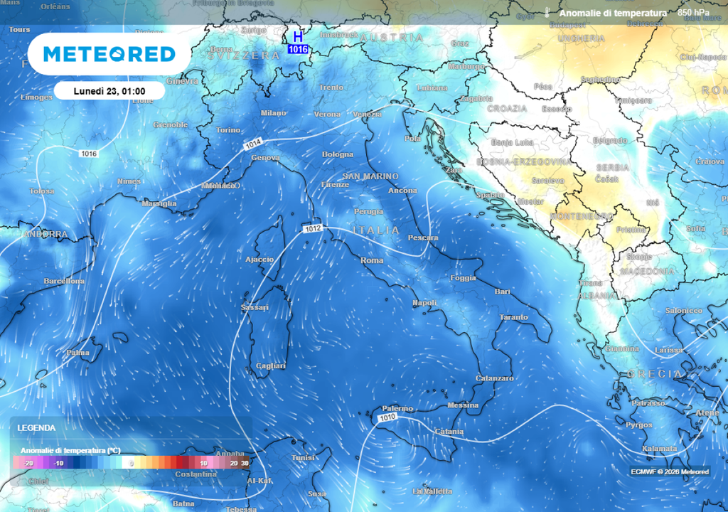 La parte iniziale della primavera sarà piuttosto fredda, con temperature che spesso si manterranno su valori al di sotto delle medie del periodo.