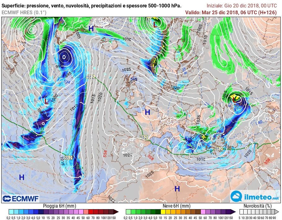 Le Previsioni Meteo Per La Vigilia Ed Il Giorno Di Natale