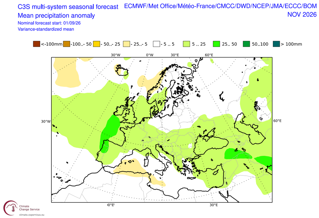 Des pluies fréquentes et parfois abondantes devraient tomber en France au mois de novembre Des pluies fréquentes et parfois abondantes devraient tomber en France au mois de novembre