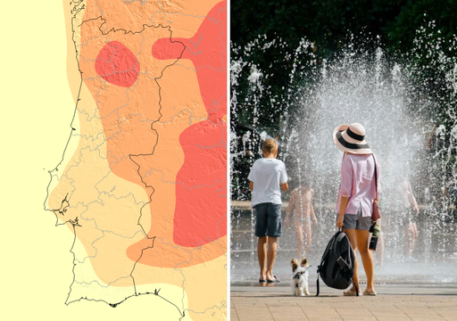 Primeiras tend&ecirc;ncias para o in&iacute;cio do ver&atilde;o climatol&oacute;gico em Portugal: os mapas pintam tudo de vermelho