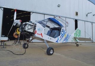 El primer avión eléctrico en Argentina que nace puertas adentro de una universidad pública