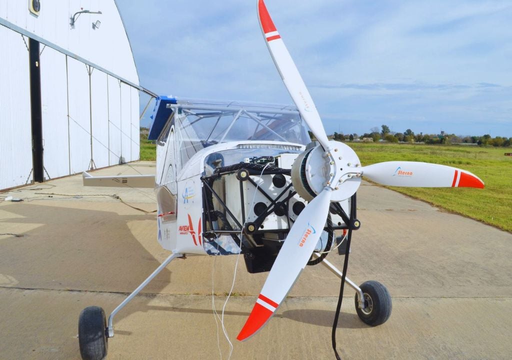 primer avión eléctrico en Argentina