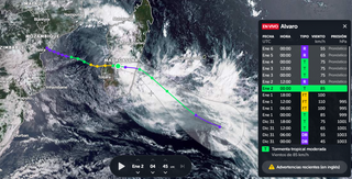 El primer ciclón tropical del año 2024 está dejando tiempo adverso en tierra firme: Alvaro