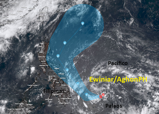 El primer ciclón tropical nombrado se ha formado en el hemisferio norte en 2024: la depresión tropical Ewiniar