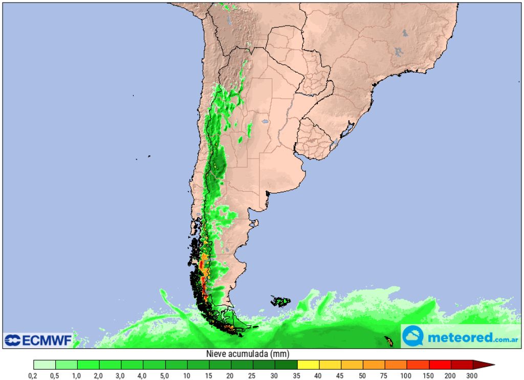 Nieve pronóstico ECMWF Nieve pronóstico ECMWF