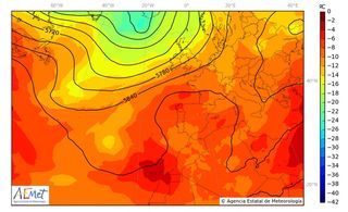 Primera ola de calor en España de 2018