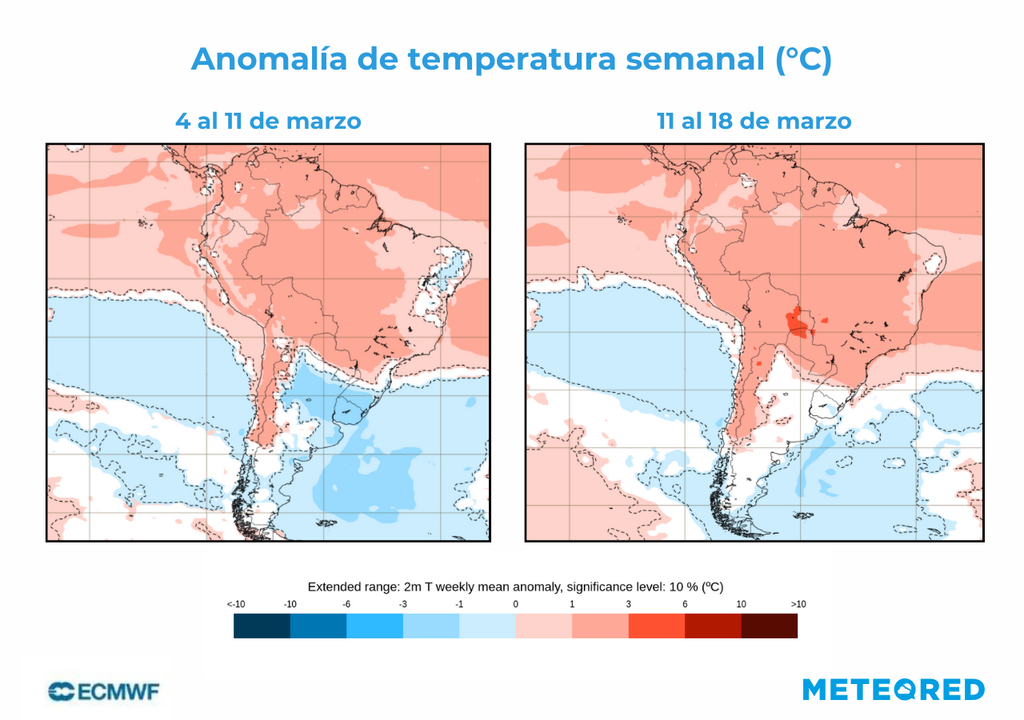 mapas de anomalías de temperatura. mapas de anomalías de temperatura.