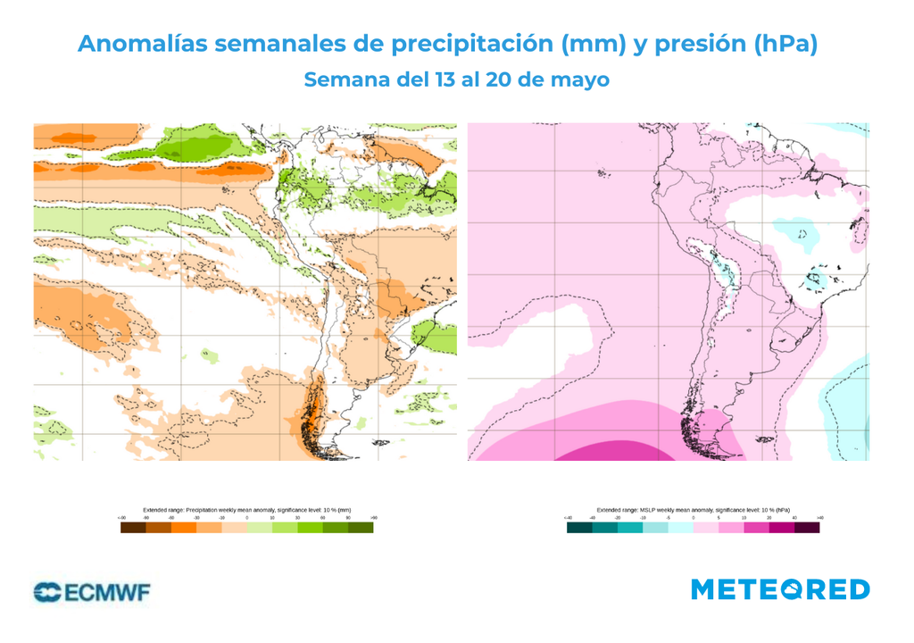 mapas de anomalías de precipitación y presión. mapas de anomalías de precipitación y presión.