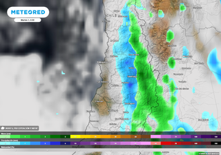 Primera semana de octubre llega a Chile con posibilidad de precipitaciones desde Coquimbo al sur