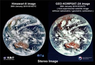 Primeras imágenes del satélite geoestacionario surcoreano