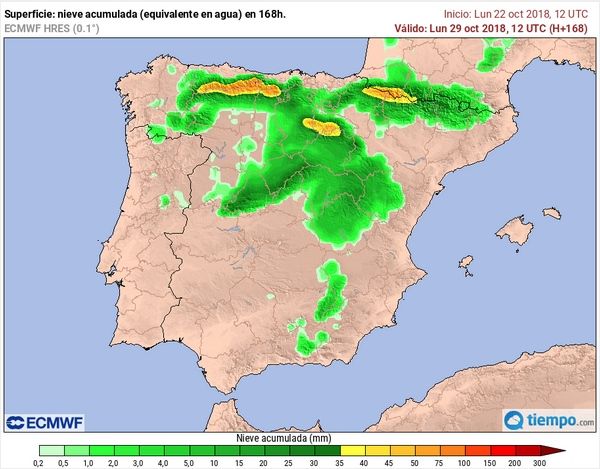 Primeras Nevadas Significativas En Zonas Altas Y Fuertes Caídas De Las Temperaturas
