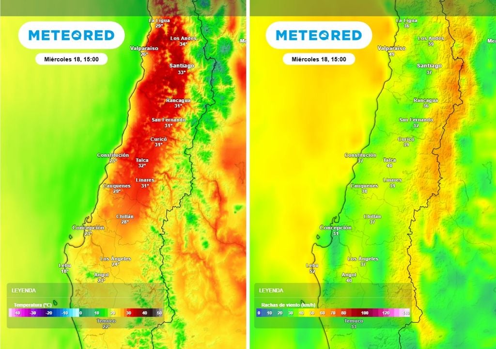 El miércoles estará marcado por el rápido retorno de las altas temperaturas, con máximas sobre los 30°C y rachas que superarían los 30 km/h. Esta combinación genera un escnario favorable para la propagación de incendios.