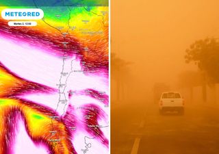 Probabilidad de tormentas de arena en estas 2 regiones del norte de Chile: rachas de viento cercanas a los 100 km/h