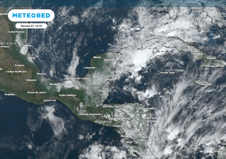 Probabilidad de tormentas para este fin de semana en estados del sureste de México
