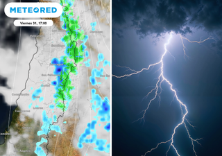 Probables tormentas eléctricas en Halloween: así estará el tiempo este fin de semana largo en el centro norte de Chile