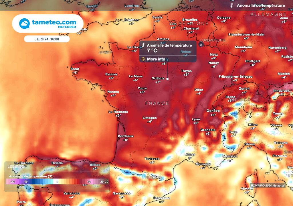 Les températures seront très douces pour la saison cet après-midi et se situeront bien au-dessus des normales de saison. Les températures seront très douces pour la saison cet après-midi et se situeront bien au-dessus des normales de saison.