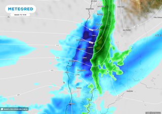 Entre 200 a 300 milímetros de lluvias caerían sobre Chile con la llegada de río atmosférico este fin de semana