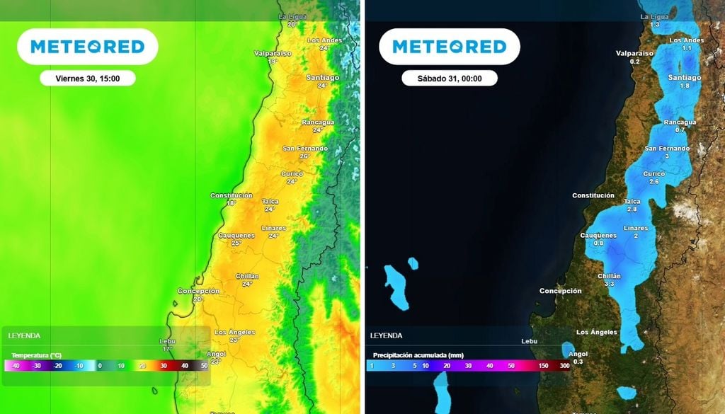 Las temperaturas máximas serán primaverales antes de que inicien las temperaturas durante la tarde noche.