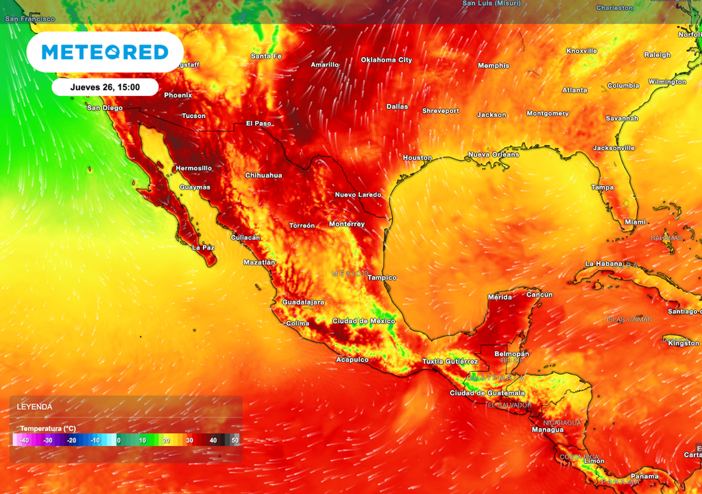 Temperaturas de hasta 45 °C dominarán el Norte y Occidente, aumentando la evaporación del suelo y comprometiendo el riego de los cultivos.