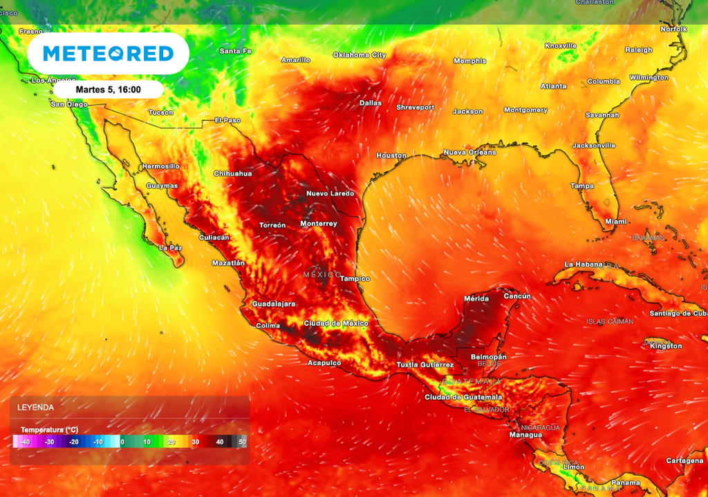 El calor extremo dominará gran parte del país, acelerando la pérdida de humedad en el suelo y elevando el estrés en cultivos y ganado.