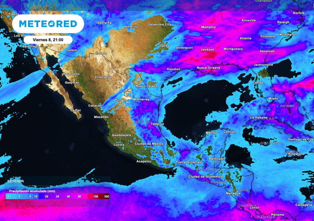 Las lluvias se concentrarán hacia el Centro, Golfo y Sureste, aportando humedad, pero con riesgo de encharcamientos, granizo y problemas en cosecha.