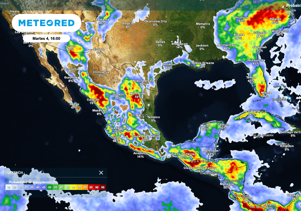 Las tormentas del martes llegarán a la Sierra Madre Occidental, Bajío y Centro del país, beneficiando los cultivos de frijol y maíz. Las tormentas del martes llegarán a la Sierra Madre Occidental, Bajío y Centro del país, beneficiando los cultivos de frijol y maíz.