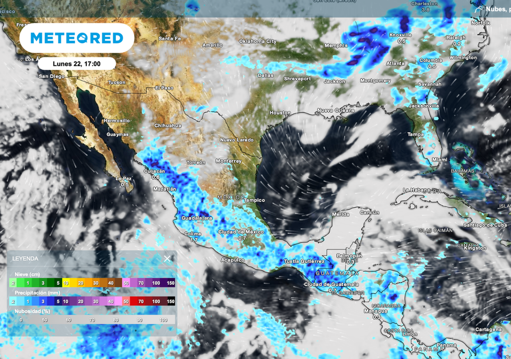 Las regiones productivas del país seguirán experimentando tormentas frecuentes debido a las ondas tropicales, vaguadas y la humedad proveniente de ambos océanos. Las regiones productivas del país seguirán experimentando tormentas frecuentes debido a las ondas tropicales, vaguadas y la humedad proveniente de ambos océanos.