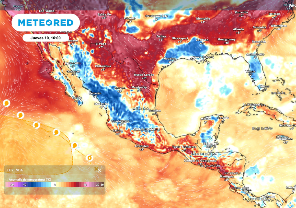 El Norte mantendrá temperaturas más altas de lo normal, lo que incrementará el consumo de agua, la ventilación y el estrés térmico en el ganado. El Norte mantendrá temperaturas más altas de lo normal, lo que incrementará el consumo de agua, la ventilación y el estrés térmico en el ganado.
