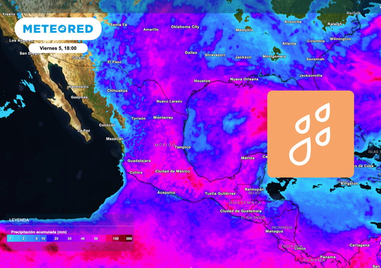 Pron&oacute;stico agrometeorol&oacute;gico semanal para M&eacute;xico: temporal tropical beneficia c&iacute;tricos, pero amenaza la cosecha de sorgo