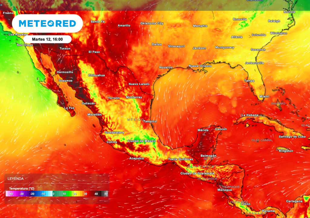 Mientras el Bajío se refresca con tormentas, el Noroeste seguirá superando los 45 °C y perdiendo humedad rápidamente.