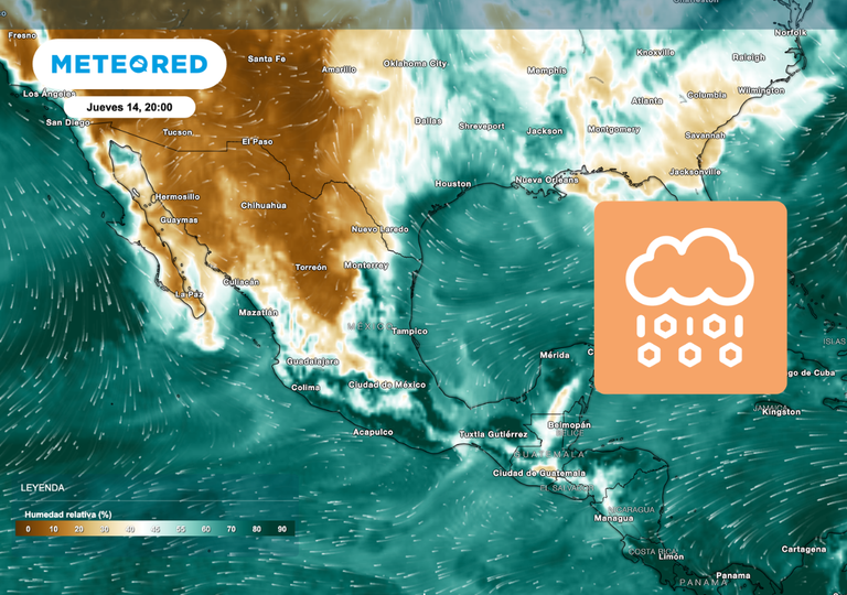 Pron&oacute;stico agrometeorol&oacute;gico semanal para M&eacute;xico: tormentas con granizo y lluvias fuertes benefician ma&iacute;z y aguacate