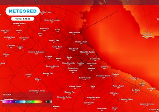Pronóstico para el AMBA: débil chance de precipitaciones y calor veraniego para el viernes. ¿Cómo sigue el finde largo?