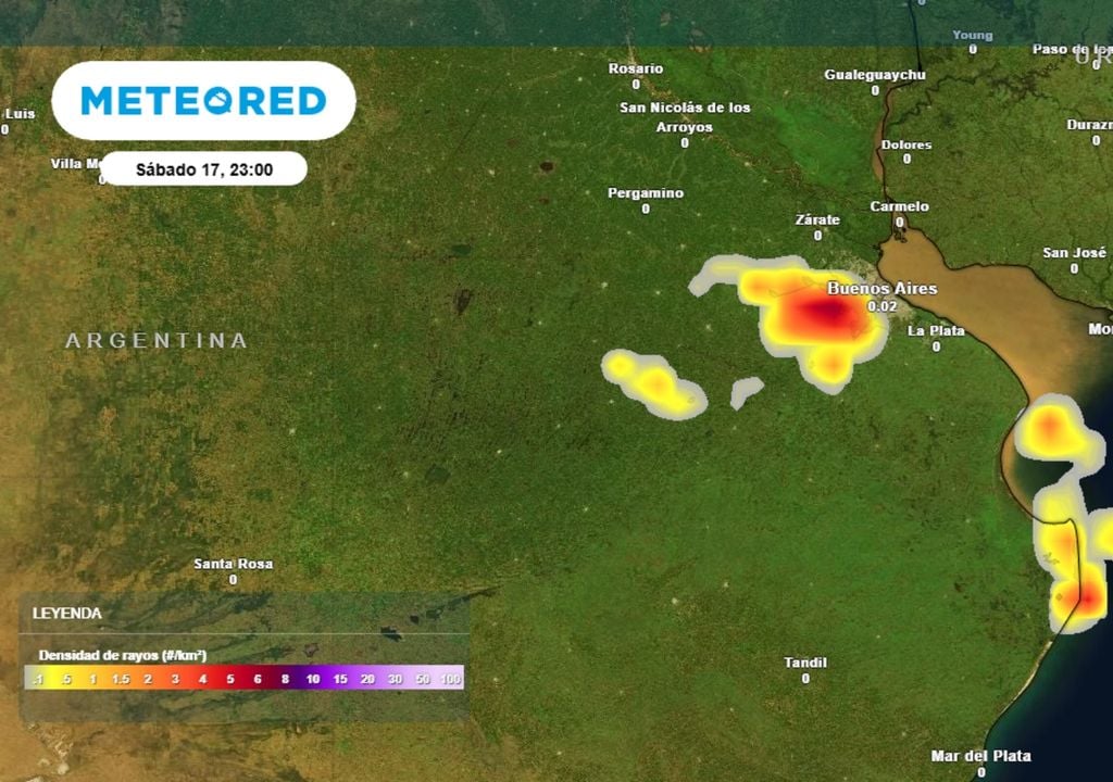 Con la llegada del frente podemso tener algunas tormentas puntuales en el AMBA