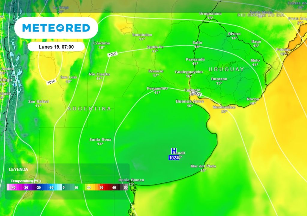 El lunes comenzará con una mañana fresca en el AMBA