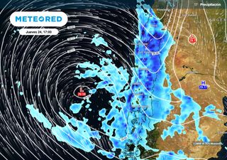 Lluvias de hasta 70 mm entre Biobío y Los Lagos por paso de ciclón extratropical desde este jueves