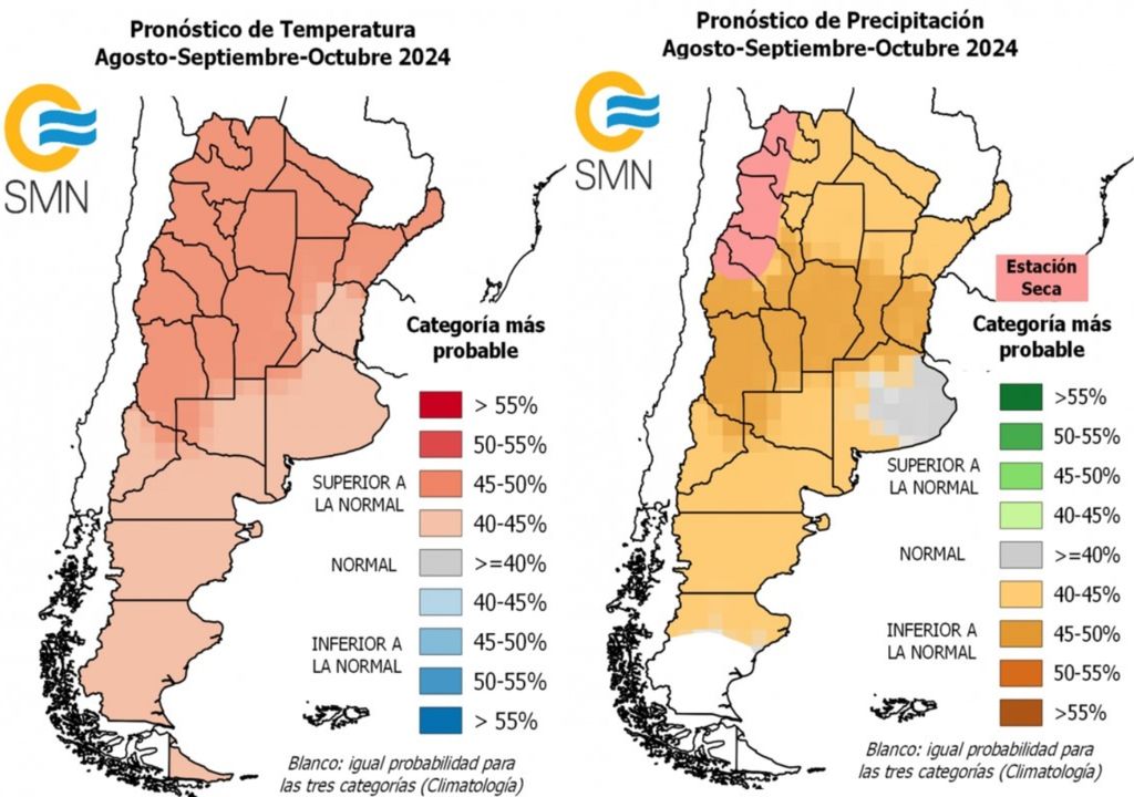 Pronóstico climático trimestral SMN clima invierno primavera Pronóstico climático trimestral SMN clima invierno primavera