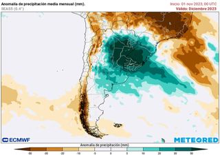 Pronóstico climático para diciembre en Argentina: ¿qué pasará con las lluvias?