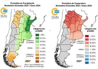 Pronóstico climático: el Servicio Meteorológico Nacional anuncia una primavera y un verano más lluvioso en Argentina