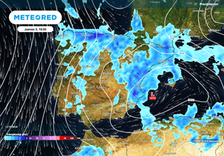 Pron&oacute;stico de lluvias por la borrasca fr&iacute;a: las 4 provincias que m&aacute;s lluvias podr&aacute;n acumular