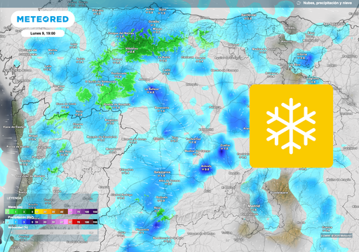 Pron&oacute;stico de nieve del 9 al 11 de marzo: cambios en la ubicaci&oacute;n de la nueva dana