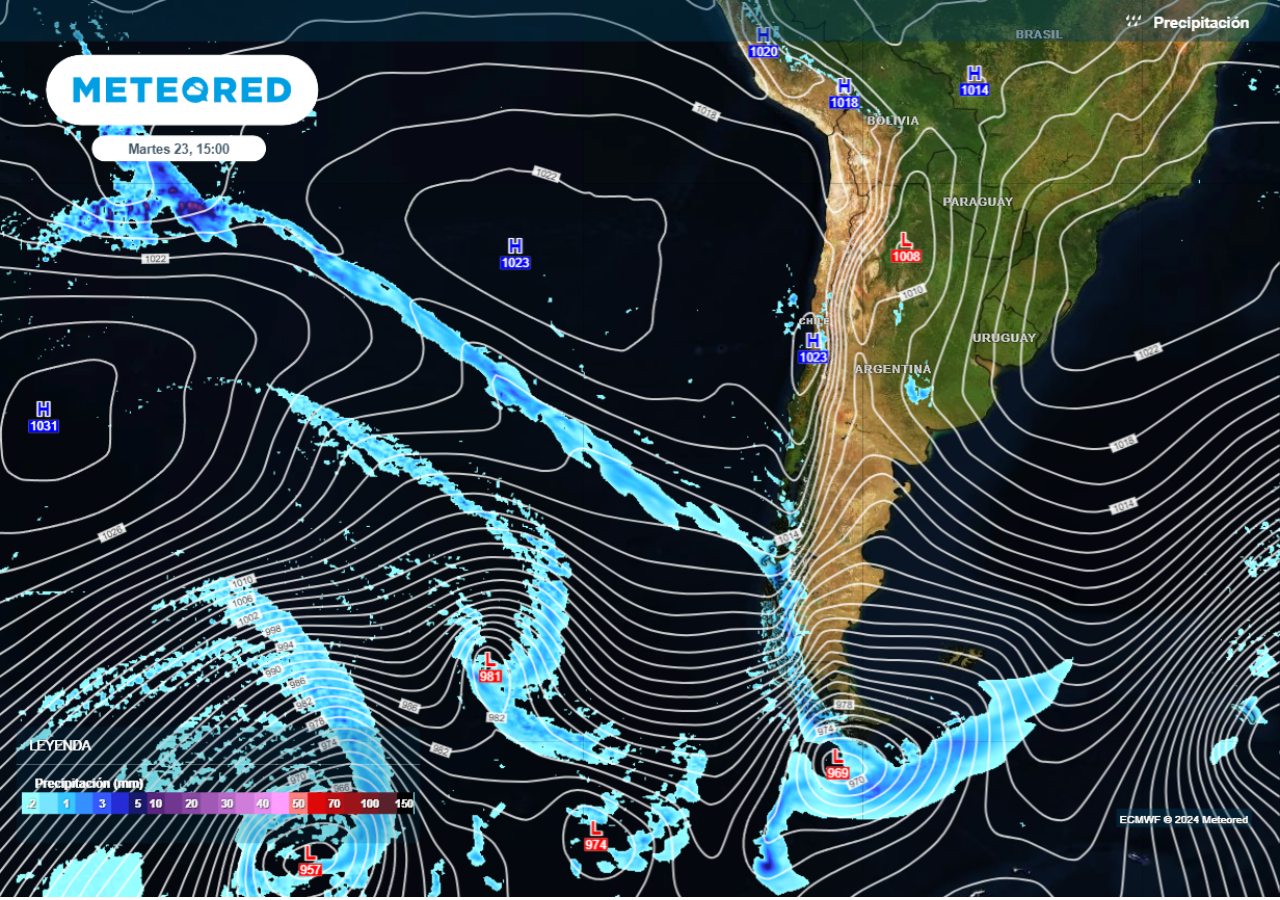 Pronóstico de Pamela Henríquez para comienzo de semana: varios sistemas  frontales y una baja segregada afectarán a Chile