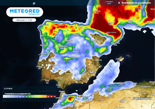 Pronóstico de precipitaciones de Meteored: así va a llover durante los próximos días en España