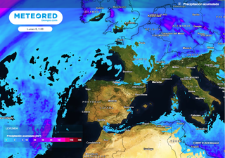 Pronóstico de precipitaciones de Meteored: así va a llover en los próximos días en España