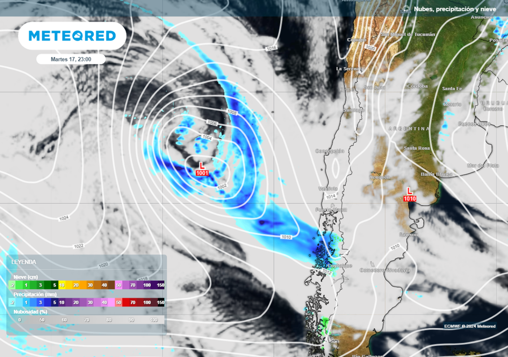 mapa de lluvia y nieve. mapa de lluvia y nieve.