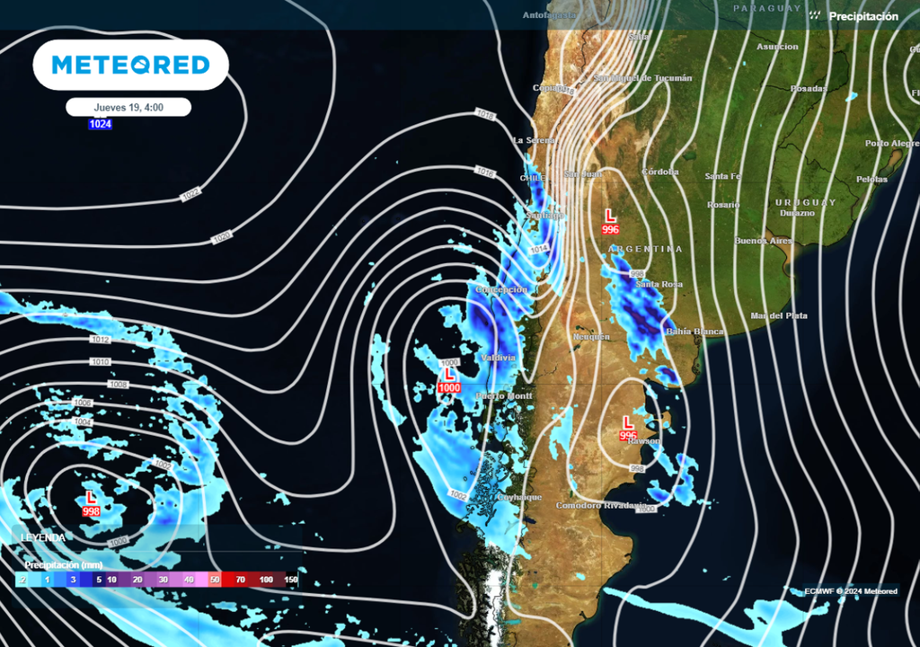 mapa de precipitación. mapa de precipitación.