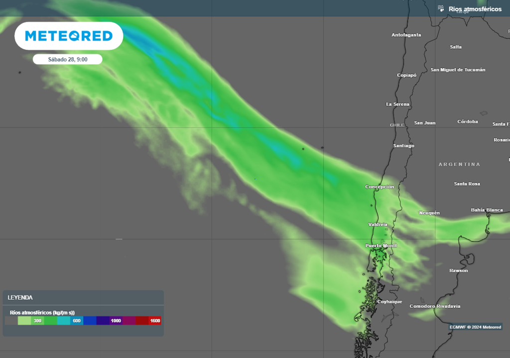 río atmosférico previsto río atmosférico previsto