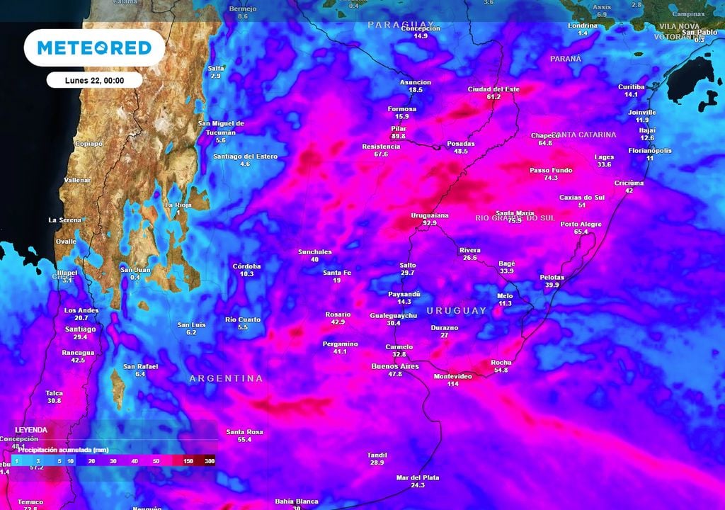 Precipitación acumulada